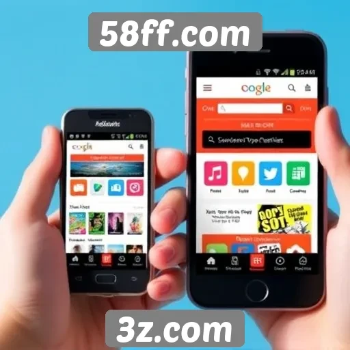 Desempenho técnico do site 58ff.com em dispositivos móveis