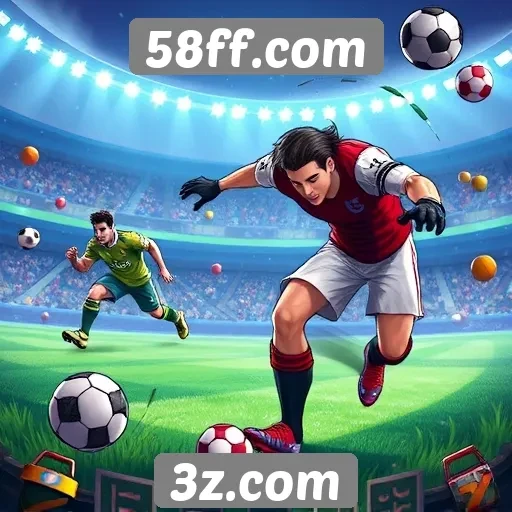 Variedade de jogos oferecidos no site 58ff.com